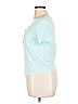 Torrid Blue Short Sleeve Henley Size 1X Plus (1) - photo 5