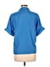 Laura 100% Polyester Blue Short Sleeve Blouse Size 8 - photo 2