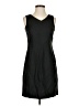 J.G. Hook 100% Polyester Solid Black Casual Dress Size 2 (petite) - photo 1