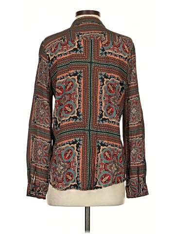 Tolani Long Sleeve Silk Top (view 2)