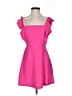 BCBGeneration 100% Polyester Solid Pink Cocktail Dress Size 0 - photo 1
