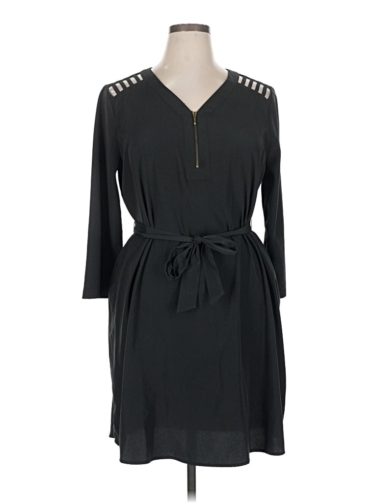 Pre-owned Charming Charlie Casual Dress In Black