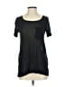 Theory 100% Tencel Black Short Sleeve Top Size S - photo 1