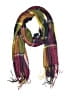 Unbranded 100% Acrylic Plaid Burgundy Purple Scarf One size - photo 1