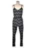 Xhilaration Chevron-herringbone Black Jumpsuit Size M - photo 2