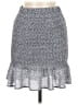 She + Sky 100% Polyester Tweed Silver Blue Casual Skirt Size M - photo 1