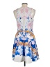 Hunter Bell Graphic Blue Cocktail Dress Size 10 - photo 2