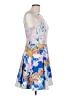 Hunter Bell Graphic Blue Cocktail Dress Size 10 - photo 4