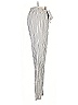 MNG Stripes Silver Casual Pants Size S - photo 4