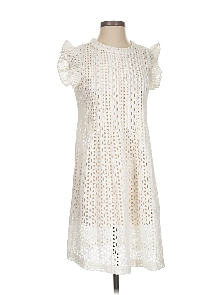 Pre-owned Akris Punto Casual Dress In White