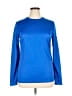 Mizuno 100% Polyester Blue Long Sleeve T-Shirt Size XL - photo 1