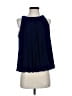 ABS Allen Schwartz Blue Sleeveless Blouse Size P (petite) - photo 1