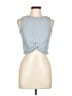 iris Blue Sleeveless Blouse Size L - photo 1