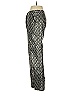 Trina Turk 100% Polyester Print Silver Casual Pants Size 0 - photo 5