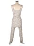 Dress Forum 100% Rayon Paisley Graphic Ivory Jumpsuit Size S - photo 2