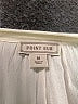 Point Sur 100% Viscose Ivory Short Sleeve Blouse Size M - photo 7
