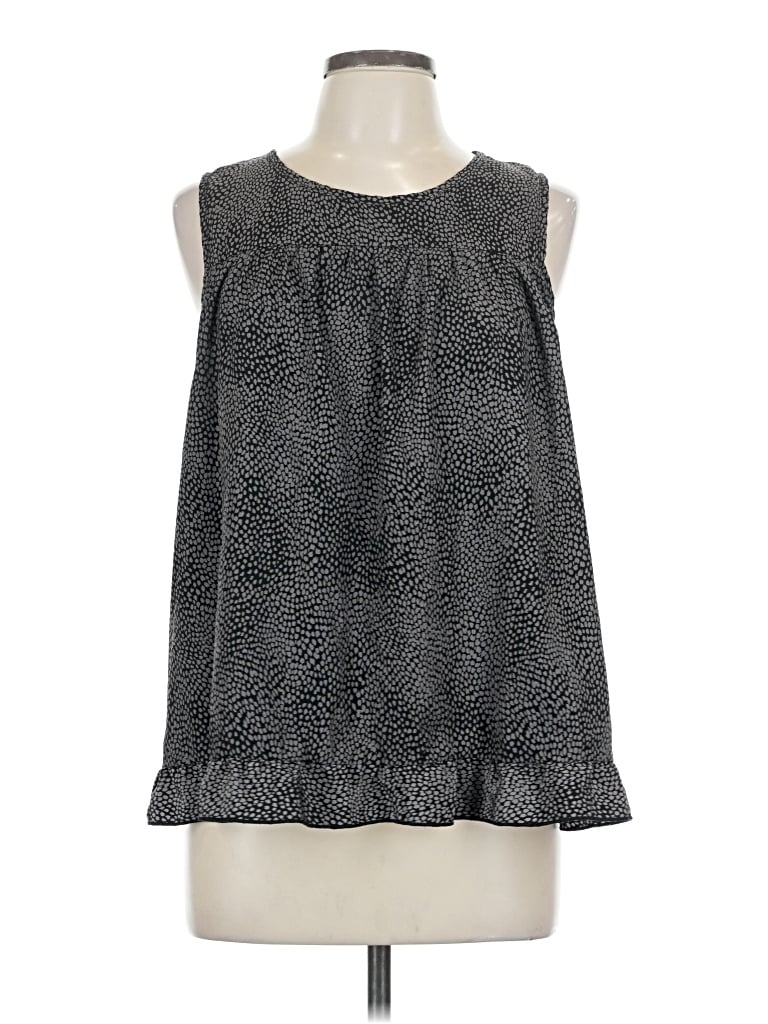 Pre-owned Mts Sleeveless Blouse In Gray