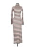 Osoi Stripes Gray Pink Casual Dress Size 6 - photo 1