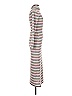 Osoi Stripes Gray Pink Casual Dress Size 6 - photo 4