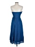 J.Crew 100% Silk Blue Cocktail Dress Size 4 - photo 2