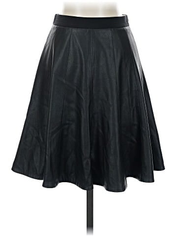 Rebecca Taylor Faux Leather Skirt (view 1)