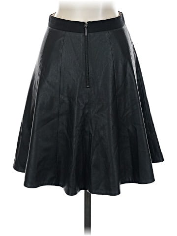 Rebecca Taylor Faux Leather Skirt (view 2)