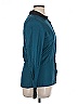 Jonathan Saunders for Target 100% Cotton Color Block Teal Long Sleeve Blouse Size XL - photo 4