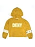 DKNY 100% Cotton Yellow Pullover Hoodie Size 8 - 10 - photo 1