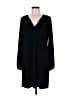 MICHAEL Michael Kors Solid Black Casual Dress Size M - photo 1