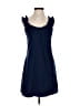 Fei Solid Blue Casual Dress Size 2 - photo 1