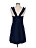 Fei Solid Blue Casual Dress Size 2 - photo 2