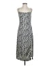Open Edit 100% Polyester Stripes Silver Casual Dress Size S - photo 1