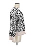 Cupcakes & Cashmere Animal Print Silver Pullover Sweater Size M - photo 4