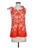 CAbi 100% Polyester Orange Sleeveless Blouse Size XS - photo 1