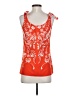 CAbi 100% Polyester Orange Sleeveless Blouse Size XS - photo 2