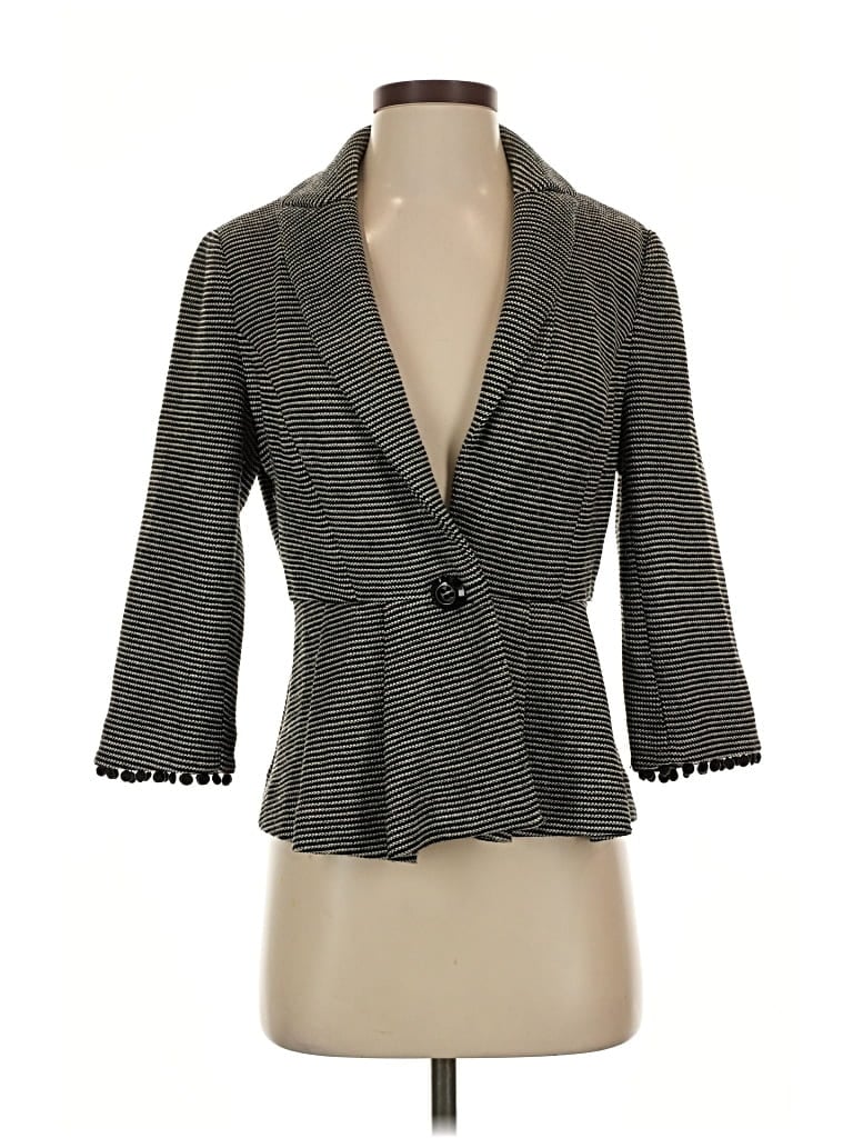 Pre-owned Tabitha Blazer Jacket In Gray