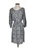 Escapada 100% Rayon Paisley Gray Casual Dress Size S - photo 1