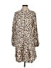VICI 100% Rayon Animal Print Tan Casual Dress Size XS - photo 1