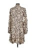 VICI 100% Rayon Animal Print Tan Casual Dress Size XS - photo 2