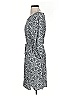 Escapada 100% Rayon Paisley Gray Casual Dress Size S - photo 5