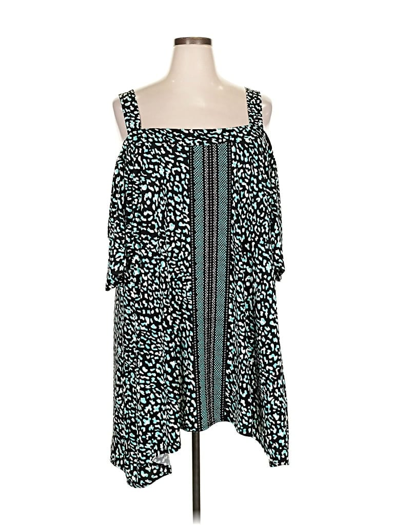 Pre-owned Avenue Kimono In Blue