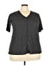 Torrid Gray Short Sleeve Top Size 3X Plus (3) - photo 1