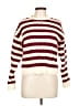 LNA Stripes Burgundy Pullover Sweater Size L - photo 1