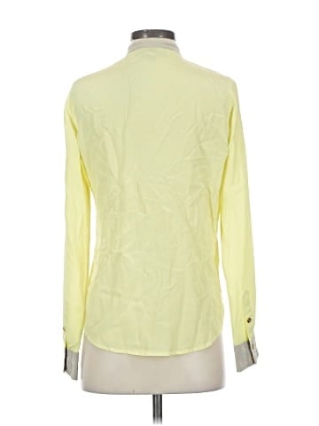 C. Wonder Long Sleeve Silk Top (view 2)