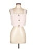 INA 100% Polyester Ivory Sleeveless Blouse Size L - photo 1