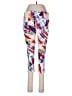 Gap Fit Print White Active Pants Size L - photo 2