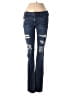 Bullhead Black Hearts Blue Jeans Size 3 - photo 1