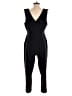 Cupcakes & Cashmere Solid Black Jumpsuit Size 8 - photo 2