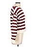 LNA Stripes Burgundy Pullover Sweater Size L - photo 4