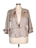 David's Bridal Metallic Silver Jacket Size 20 - photo 1